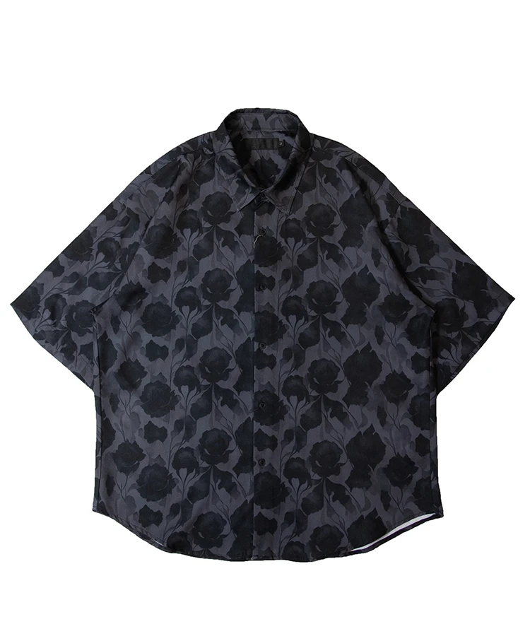 JACKROSE(ジャックローズ) |LV 総柄とろみSSシャツ(MENS)
