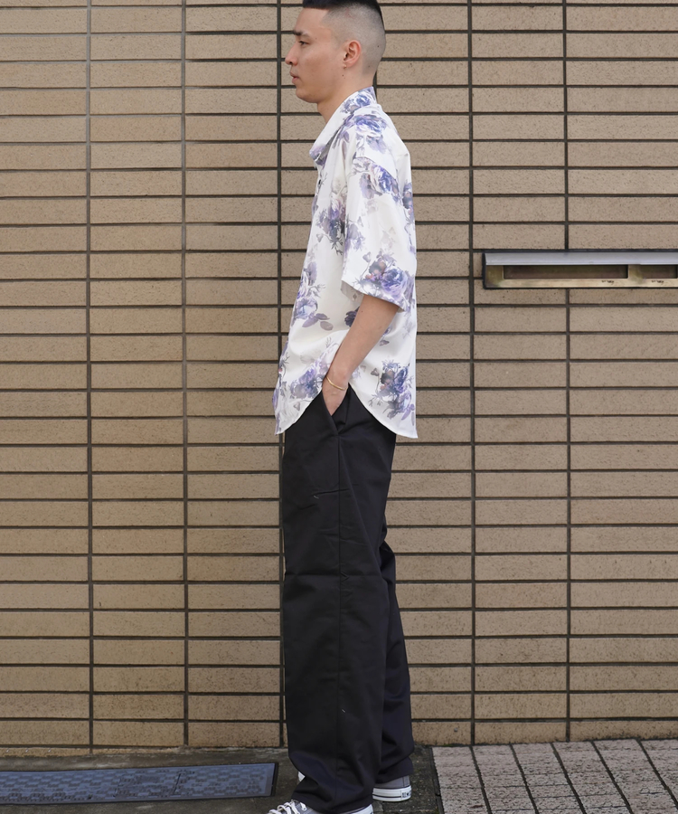 JACKROSE(ジャックローズ) |LV 総柄とろみSSシャツ(MENS)