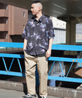 JACKROSE(ジャックローズ) |LV 総柄とろみSSシャツ(MENS)