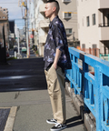 JACKROSE(ジャックローズ) |LV 総柄とろみSSシャツ(MENS)