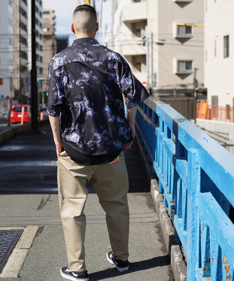 JACKROSE(ジャックローズ) |LV 総柄とろみSSシャツ(MENS)