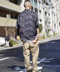 JACKROSE(ジャックローズ) |LV 総柄とろみSSシャツ(MENS)