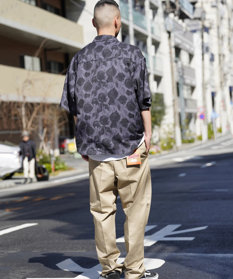 JACKROSE(ジャックローズ) |LV 総柄とろみSSシャツ(MENS)