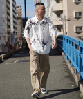 JACKROSE(ジャックローズ) |LV 総柄とろみSSシャツ(MENS)