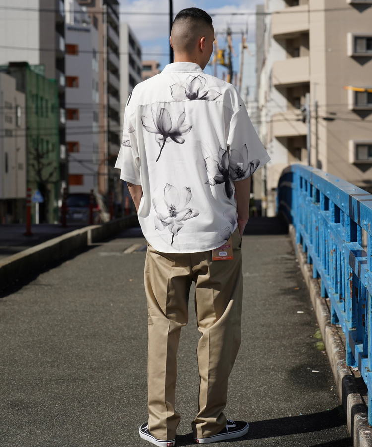 JACKROSE(ジャックローズ) |LV 総柄とろみSSシャツ(MENS)