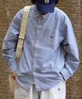 JACKROSE(ジャックローズ) |wissty/ウィスティー-ロゴ刺繍BD L/S シャツ(MENS)