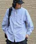JACKROSE(ジャックローズ) |wissty/ウィスティー-ロゴ刺繍BD L/S シャツ(MENS)