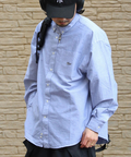 JACKROSE(ジャックローズ) |wissty/ウィスティー-ロゴ刺繍BD L/S シャツ(MENS)