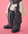 JACKROSE(ジャックローズ) |GALFY/ガルフィー ダーティーデニムワイドカーゴ *セットアップ対応(MENS)