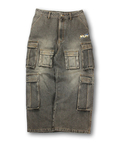 JACKROSE(ジャックローズ) |GALFY/ガルフィー ダーティーデニムワイドカーゴ *セットアップ対応(MENS)