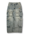JACKROSE(ジャックローズ) |GALFY/ガルフィー ダーティーデニムワイドカーゴ *セットアップ対応(MENS)