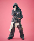 JACKROSE(ジャックローズ) |GALFY/ガルフィー ダーティーデニムワイドカーゴ *セットアップ対応(MENS)