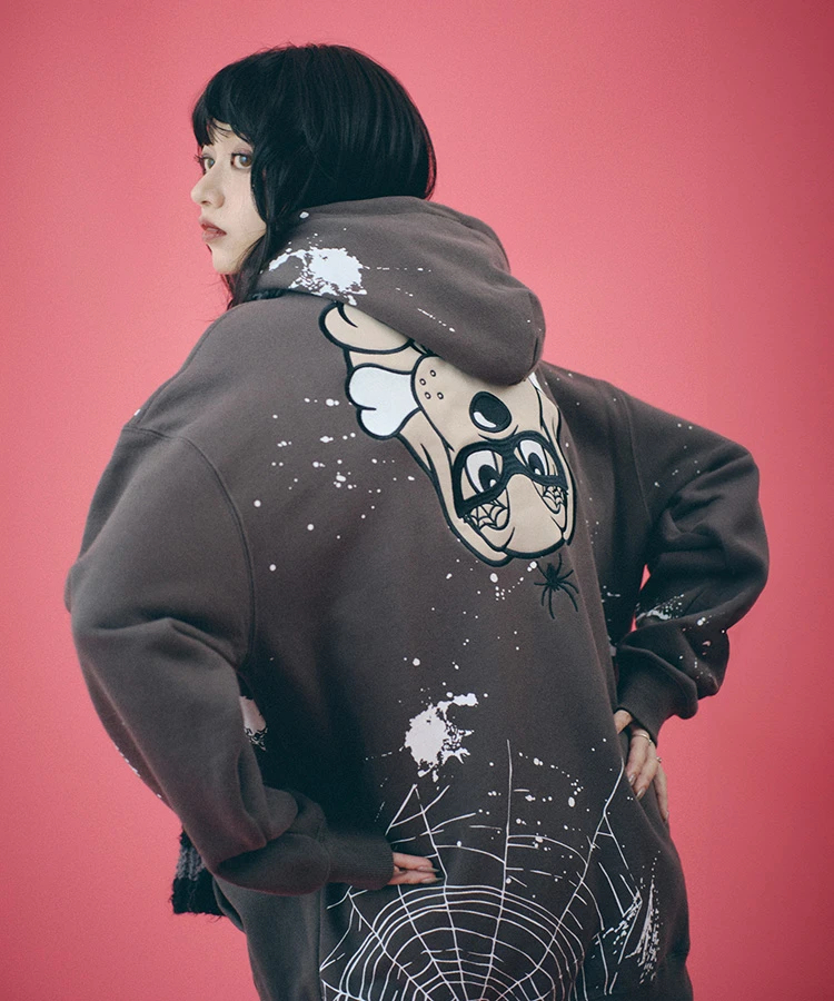 JACKROSE(ジャックローズ) |GALFY/ガルフィー スパイダー犬フーディー *セットアップ対応(MENS)