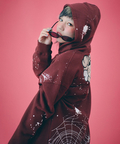 JACKROSE(ジャックローズ) |GALFY/ガルフィー スパイダー犬フーディー *セットアップ対応(MENS)