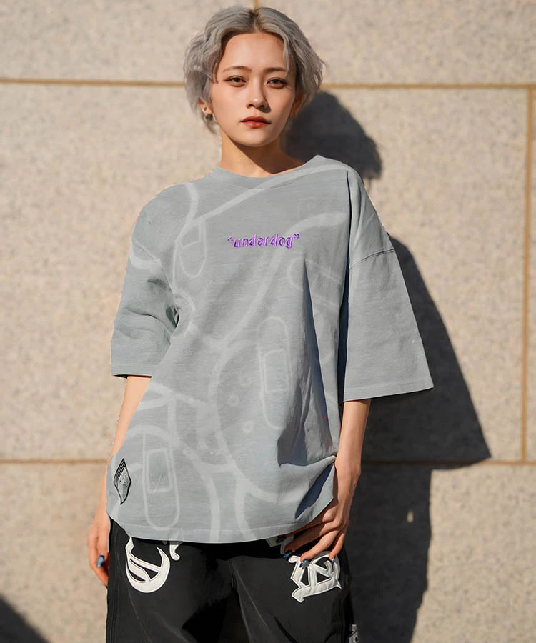 GALFY×GALLIS ADDICTION】B-BOY的犬とリスピグメント SS TEE GALFY×GALLIS ADDICTION】B-BOY的犬とリスピグメント SS TEE
