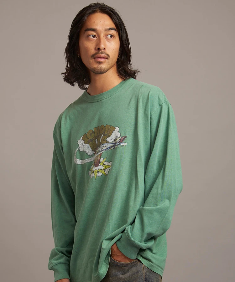 JACKROSE(ジャックローズ) |Schott/ショット AIRPLAIN LS T-SHIRT(MENS)