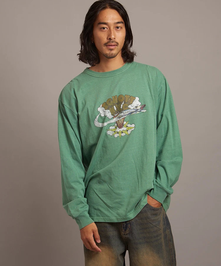 JACKROSE(ジャックローズ) |Schott/ショット AIRPLAIN LS T-SHIRT(MENS)