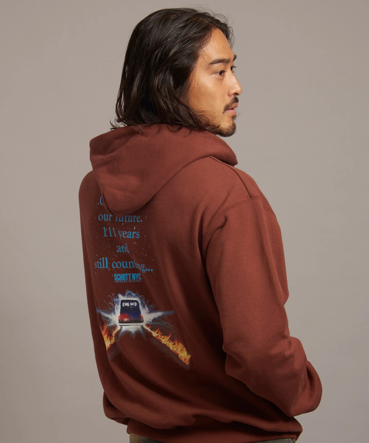 Schott/ショット OUR PAST IS OUR FUTURE HOODED SWEAT(MENS
