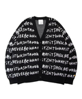 JACKROSE(ジャックローズ) |What it isNt-MG/ワットイットイズントバイマークゴンザレス 総柄ジャカードVネックカーディガン(MENS)