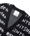 JACKROSE(ジャックローズ) |What it isNt-MG/ワットイットイズントバイマークゴンザレス 総柄ジャカードVネックカーディガン(MENS)