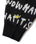 JACKROSE(ジャックローズ) |What it isNt-MG/ワットイットイズントバイマークゴンザレス 総柄ジャカードVネックカーディガン(MENS)