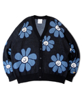 JACKROSE(ジャックローズ) |What it isNt-MG/ワットイットイズントバイマークゴンザレス 総柄ジャカードVネックカーディガン(MENS)