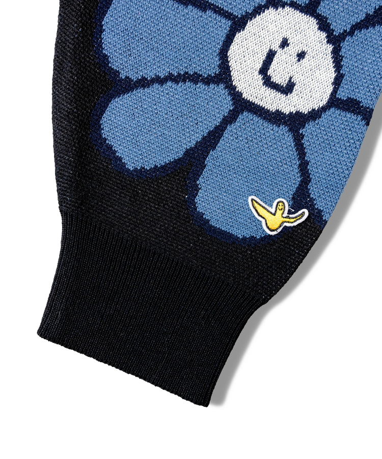 JACKROSE(ジャックローズ) |What it isNt-MG/ワットイットイズントバイマークゴンザレス 総柄ジャカードVネックカーディガン(MENS)