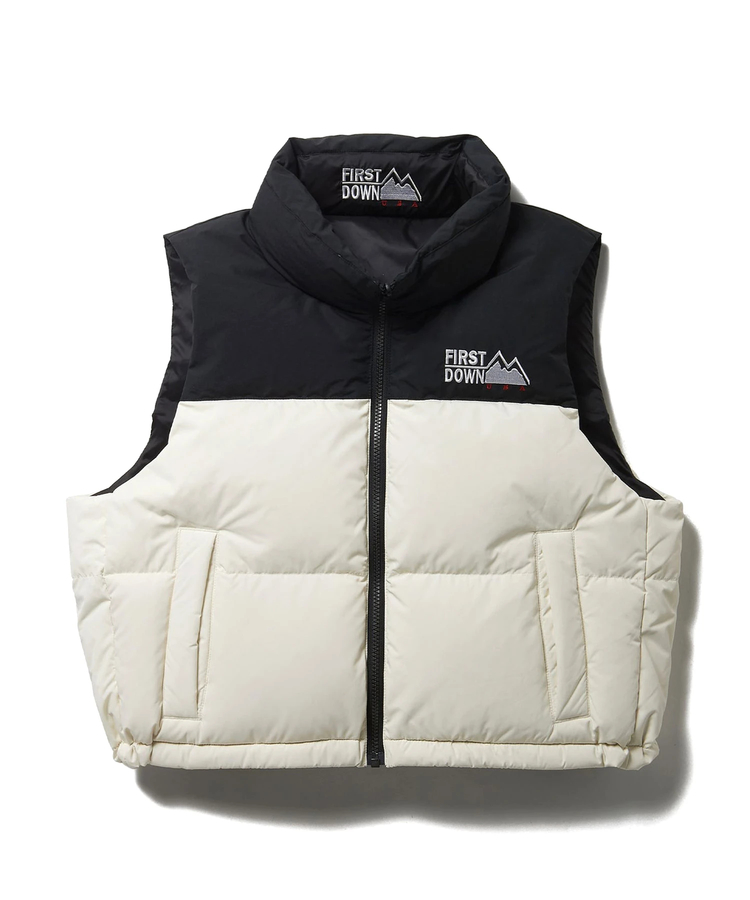 JACKROSE(ジャックローズ) |FIRST DOWN/ファーストダウン SHORT BUBBLE DOWN VEST MICROFT(WOMENS)