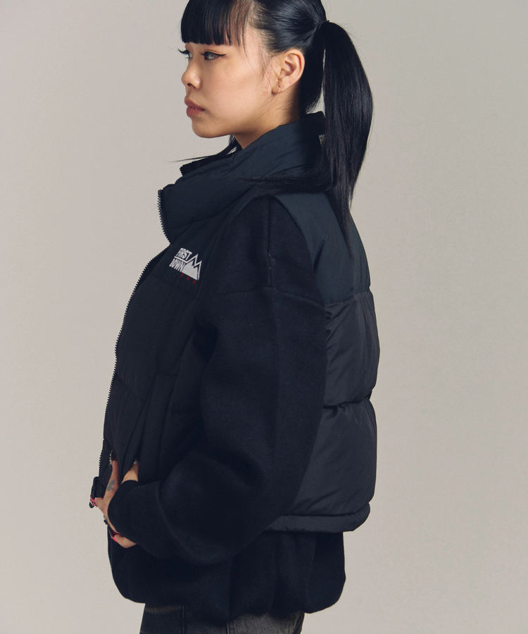 JACKROSE(ジャックローズ) |FIRST DOWN/ファーストダウン SHORT BUBBLE DOWN VEST MICROFT(WOMENS)