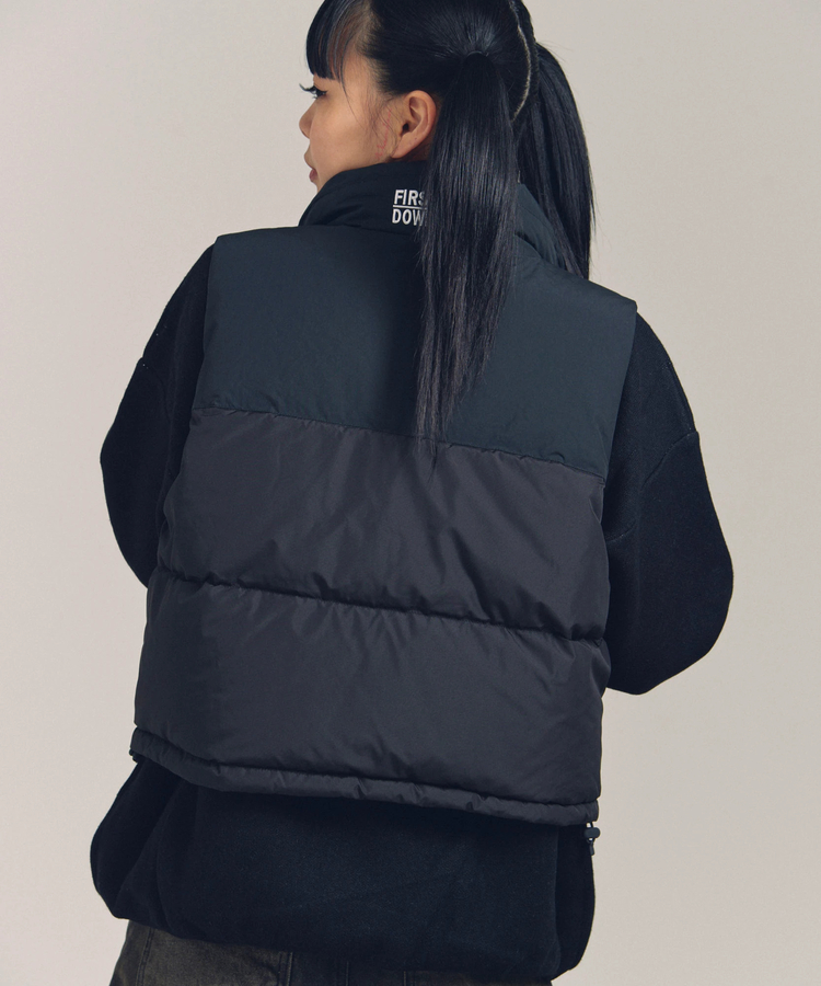 JACKROSE(ジャックローズ) |FIRST DOWN/ファーストダウン SHORT BUBBLE DOWN VEST MICROFT(WOMENS)