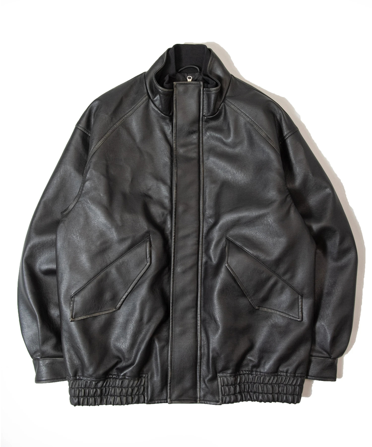 JACKROSE(ジャックローズ) |JE- ヴィーガンレザー・ STAND BLOUSON(MENS)