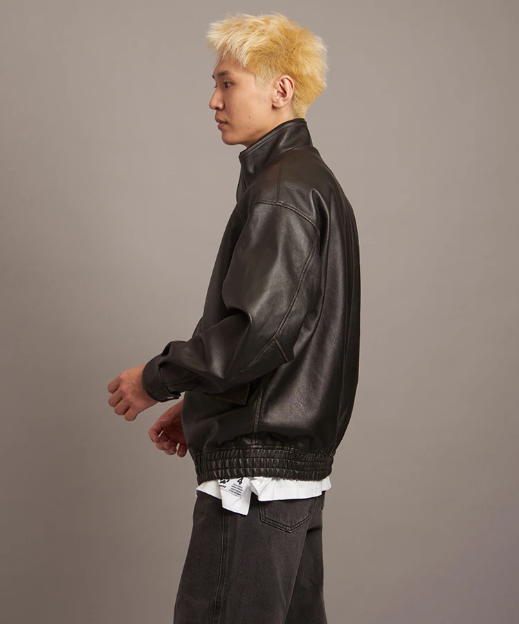 JACKROSE(ジャックローズ) |JE- ヴィーガンレザー・ STAND BLOUSON(MENS)