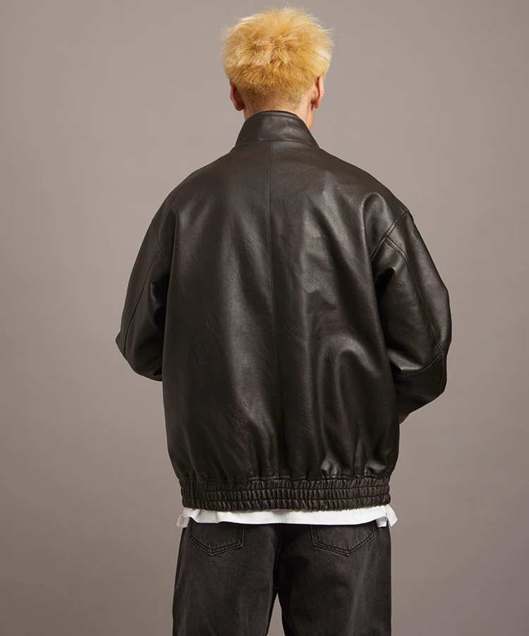 JACKROSE(ジャックローズ) |JE- ヴィーガンレザー・ STAND BLOUSON(MENS)
