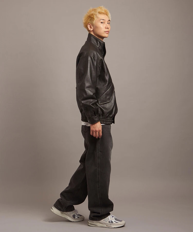 JACKROSE(ジャックローズ) |JE- ヴィーガンレザー・ STAND BLOUSON(MENS)