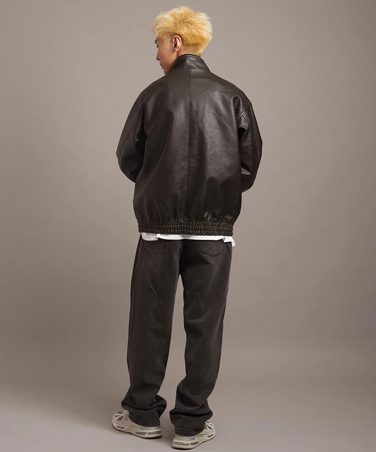 JACKROSE(ジャックローズ) |JE- ヴィーガンレザー・ STAND BLOUSON(MENS)