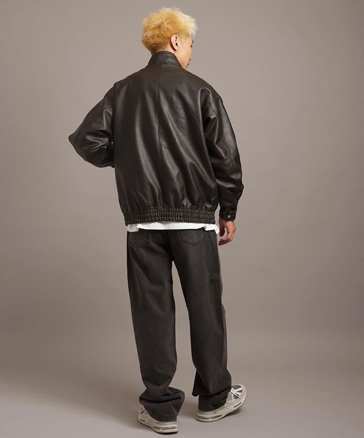JACKROSE(ジャックローズ) |JE- ヴィーガンレザー・ STAND BLOUSON(MENS)