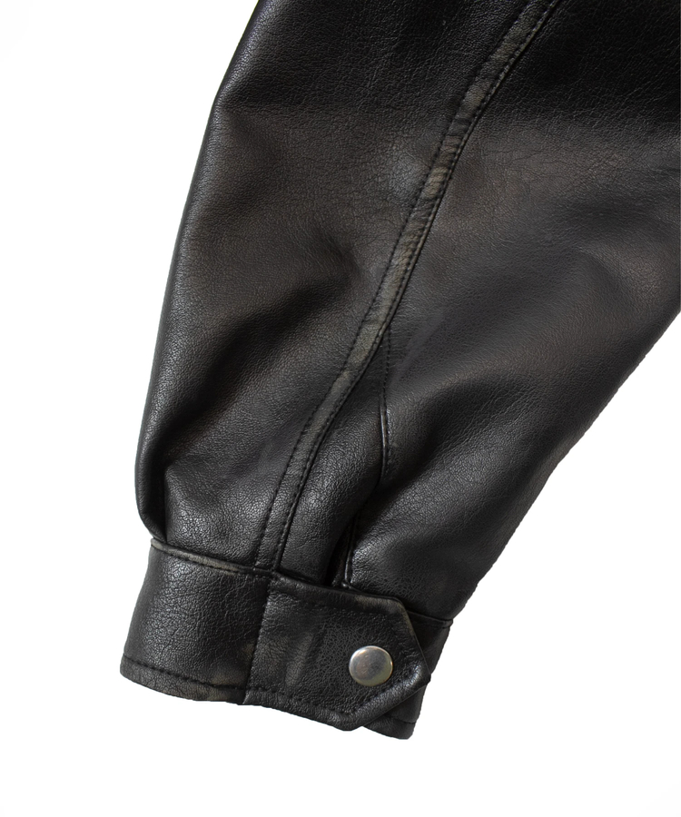 JACKROSE(ジャックローズ) |JE- ヴィーガンレザー・ STAND BLOUSON(MENS)