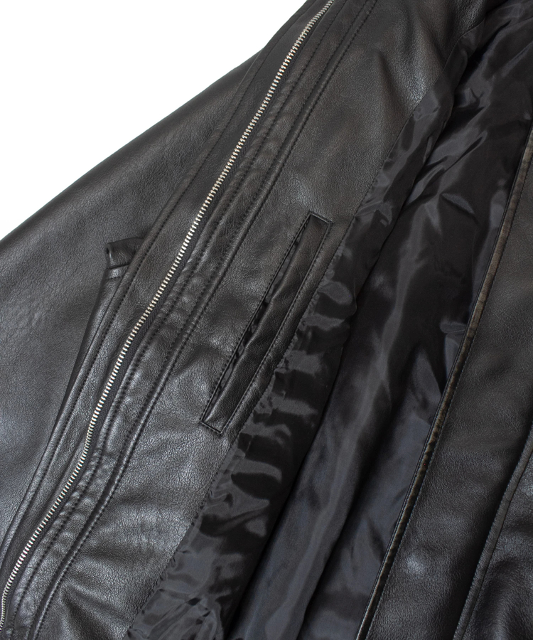 JACKROSE(ジャックローズ) |JE- ヴィーガンレザー・ STAND BLOUSON(MENS)