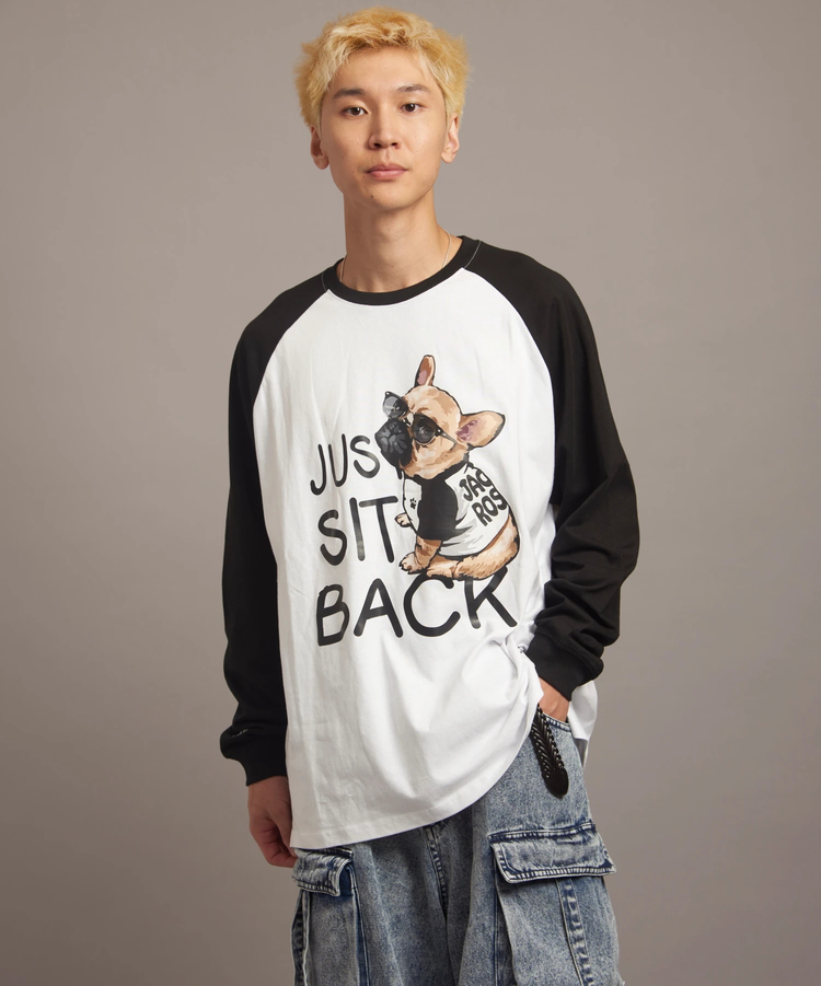 JACKROSE(ジャックローズ) |JE-DOG&CAT.Nikukyu-LSTEE(MENS)