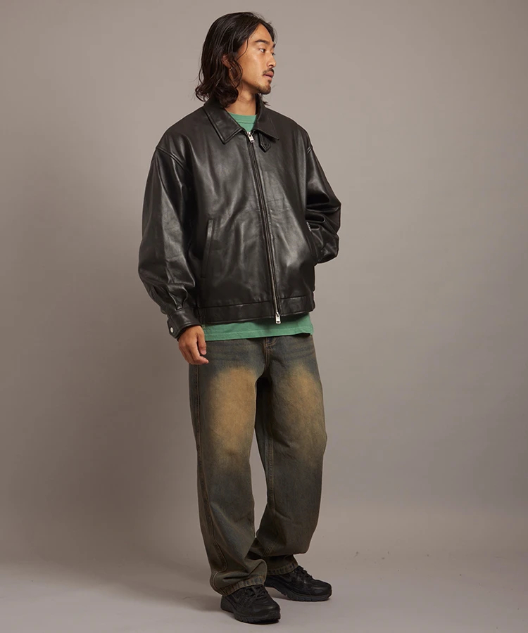 SKOOKUM / スクーカム JE LAMB LEATHER DRIZZLER JACKET(MENS)｜ファッション通販 SANKO  BAZAAR（サンコーバザール）