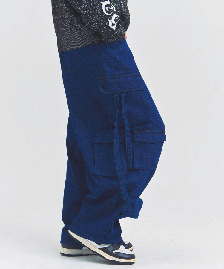 JACKROSE(ジャックローズ) |GA DENIM PARACHUTE CARGO PANTS(MENS)