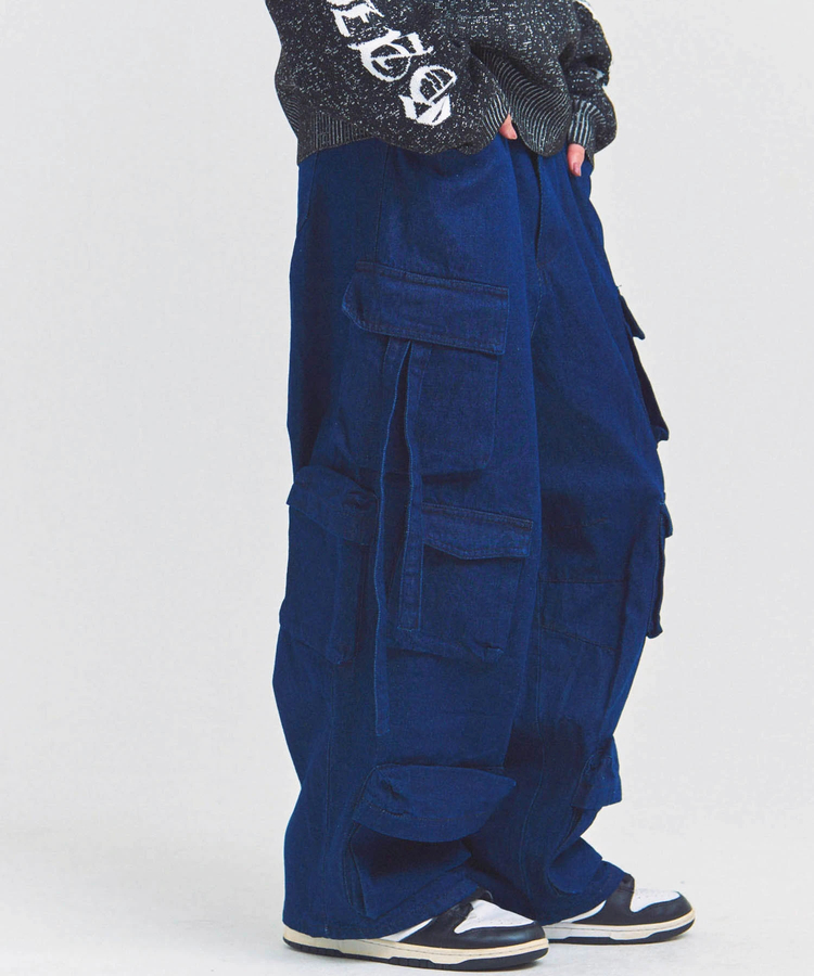 JACKROSE(ジャックローズ) |GA DENIM PARACHUTE CARGO PANTS(MENS)