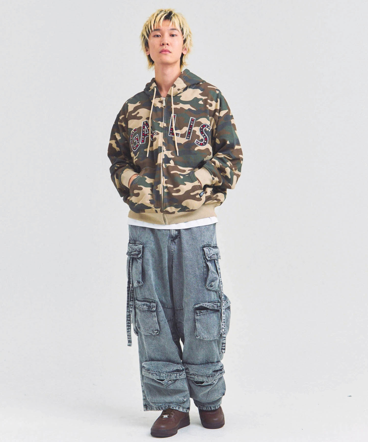 JACKROSE(ジャックローズ) |GA DENIM PARACHUTE CARGO PANTS(MENS)