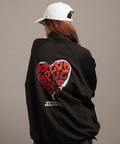 JACKROSE(ジャックローズ) |JE-ロゴ&ハート・ハーフZIPスウェット(MENS)