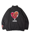 JACKROSE(ジャックローズ) |JE-ロゴ&ハート・ハーフZIPスウェット(MENS)