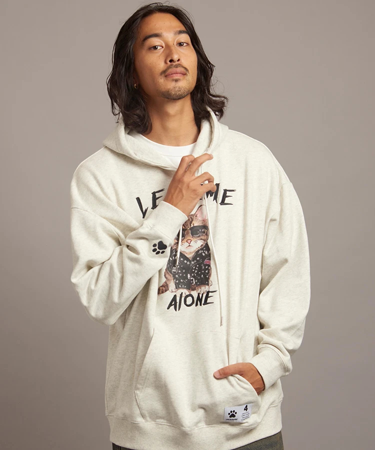 JACKROSE(ジャックローズ) |JE-DOG&CAT.Nikukyu-プルオーバーパーカー(MENS)