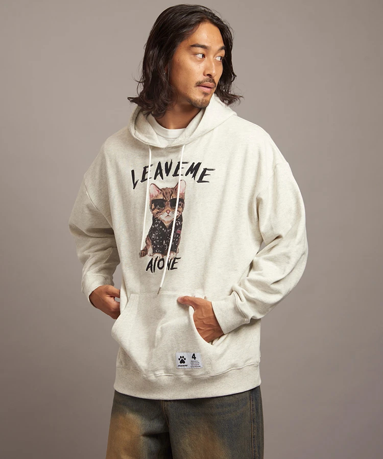 JACKROSE(ジャックローズ) |JE-DOG&CAT.Nikukyu-プルオーバーパーカー(MENS)