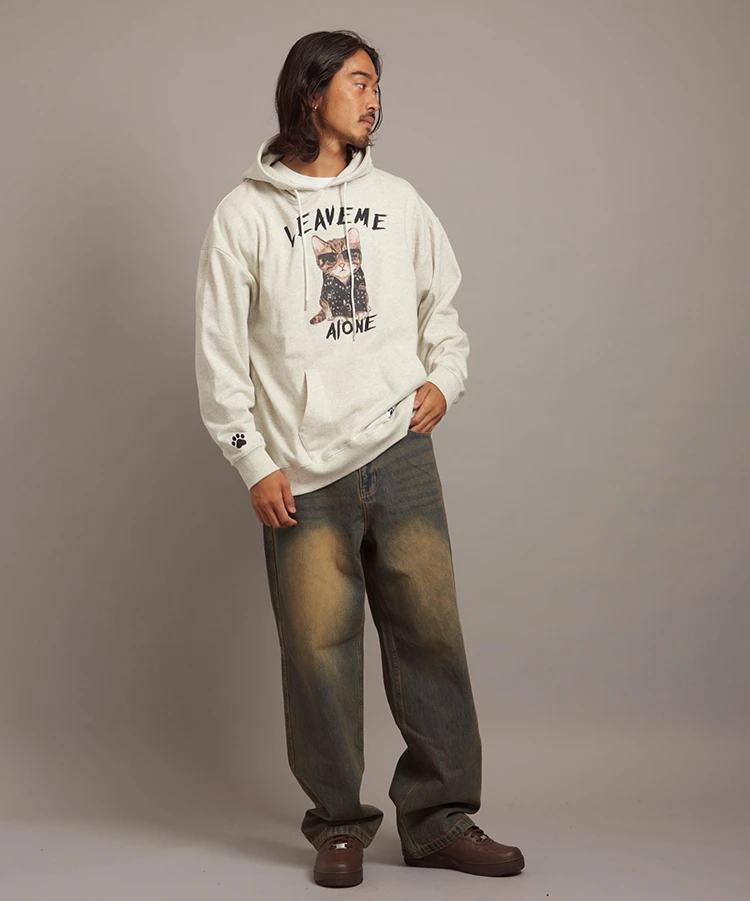 JACKROSE(ジャックローズ) |JE-DOG&CAT.Nikukyu-プルオーバーパーカー(MENS)