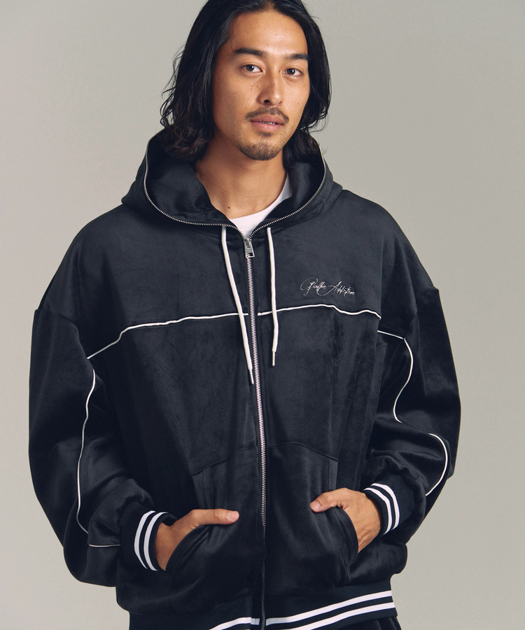 JACKROSE(ジャックローズ) |GA VELOR TRACK ZIP HOODIE *セットアップ対応(MENS)