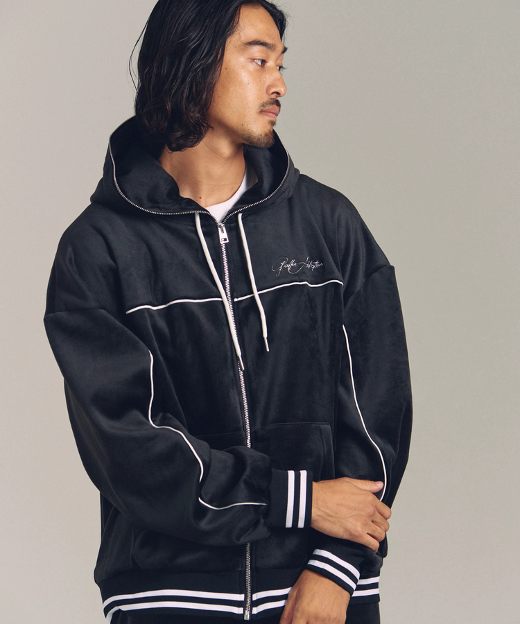JACKROSE(ジャックローズ) |GA VELOR TRACK ZIP HOODIE *セットアップ対応(MENS)